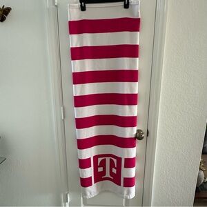 T-Mobile Pink & White Striped Logo Beach Towels Set of 3